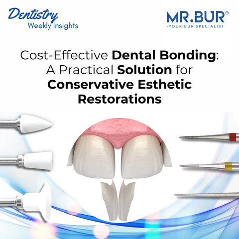 Mr. Bur highlights cost-effective dental bonding as a conservative and esthetic solution for everyday restorations using composite materials.