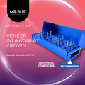 Mr Bur Cosmetic Restorative Kit use for veneer, inlay, onlay and crown preparation. 