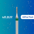 This is the Mr Bur Cylinder Coarse Diamond Bur FG diamond dental bur for dentists and dental technicians