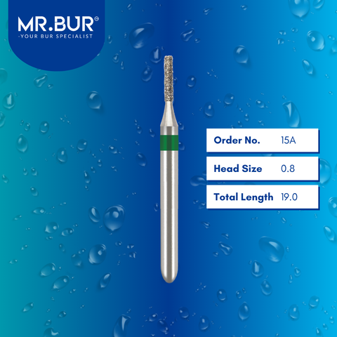 Mr. Bur 835 cylinder diamond bur 15A are tools used in many dental procedures. ISO 806 314 108 534 008 FG, Their cylinder heads are ideal for for different purposes, including removal of amalgam restorations, creating space and contours for crown placement and cavity preparations. 