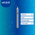 Mr. Bur Depth Marker Prep Marking Diamond Bur FG, DP2, used for creating precise depth grooves in veneer and crown preparation to control tooth reduction.