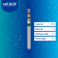 Mr. Bur Depth Marker Taper Rounded Edge Diamond Bur FG, PR2D, used for depth marking and smooth internal margin design in ceramic and adhesive restorations.
