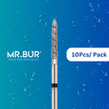 Mr. Bur Diamond Surgical Diamond Tooth Sectioning Bur ensures precise, efficient tooth sectioning with optimal cutting performance for surgical extractions. 
