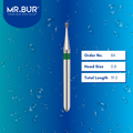 Mr. Bur 805 inverted cone diamond bur 8A are tools used in many dental procedures. ISO 806 314 012 534 008 FG, Their inverted cone heads are ideal for for different purposes, including crown preparation, cavity preparation, removing and adjusting restorations.