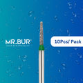 This is the Mini Taper Round End Coarse Chamfer FG Short Diamond Dental Bur that is sold by Mr Bur the best international diamond dental bur supplier.