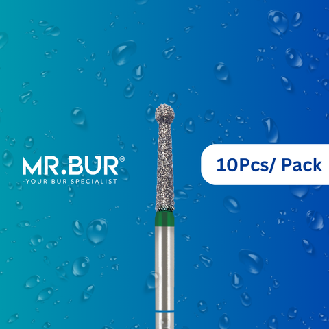 Mr. Bur Endodontic Mini Open Chamber Coarse FG Short Diamond Bur ensures precise, controlled access for endodontic treatments, enhancing visibility and efficient cavity preparation.