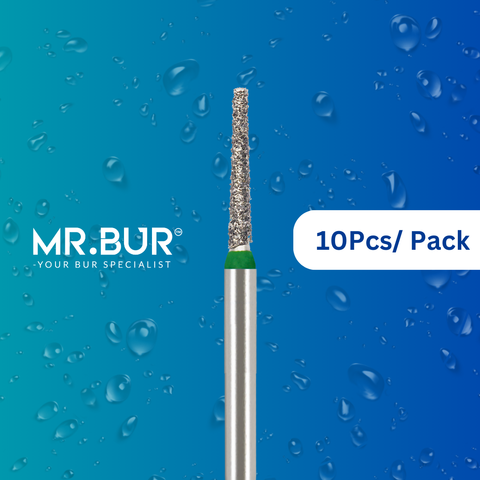 This is the Mini Taper Flat End Coarse FG Short Diamond Bur sold internationally to all dentists and dental labs by Mr bur the best international diamond bur supplier.