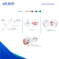 MR.BUR IPR Strip System 1.0 interproximal reduction strips process in orthodontic treatment.