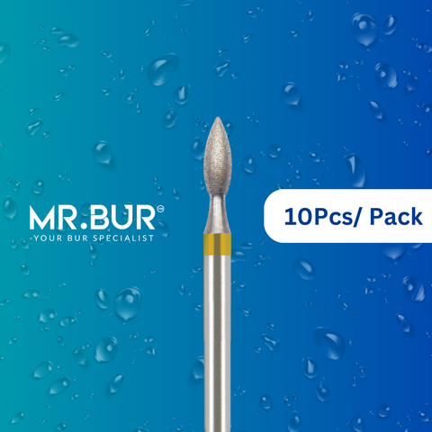 The #1 Best Super Fine Finishing Peach FG Diamond Bur. Mr Bur offers the best online dental burs and is a Better Choice than Meisinger, Mani, Shofu, Eagle Dental, Trihawk, Suitable for Dental Cases.