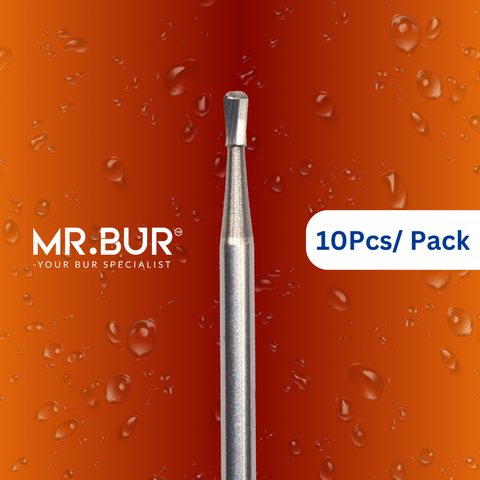 Mr. Bur Pear Carbide Bur FG ensures precise cavity preparation and efficient cutting, enhancing accuracy, control, and restorative procedure outcomes.