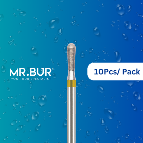 The #1 Best Super Fine Finishing Pear FG Diamond Bur. Mr. Bur offers the best online dental burs and is a Better Choice than Meisinger, Mani, Shofu, Eagle Dental, Trihawk, and it is excellent for Dental procedures.