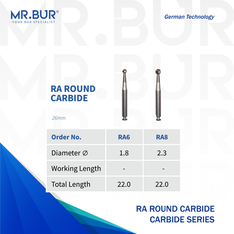 Best Mr. Bur RA round bur in Pulp Access Kit