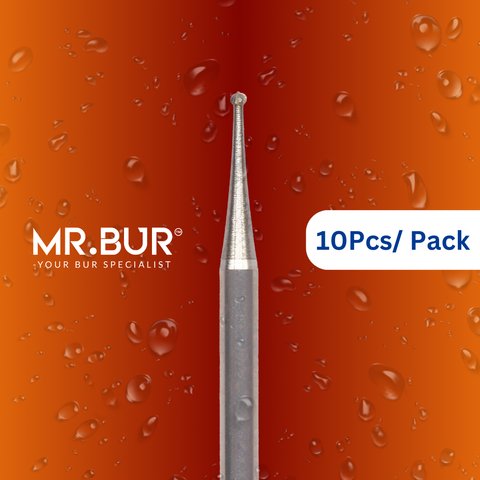 Mr. Bur Round Ball Carbide Bur FG 19mm ensures precise cavity preparation and efficient cutting for restorative and surgical dental procedures.