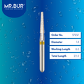 Mr. Bur 37ESF Super Fine Finishing Taper Round End Diamond Bur FG are tools used in multiple dental procedures. Their taper round end heads are ideal for effective prophylaxis, use on fillings, crown preparation, cavity preparation, and chamfer margin bur.