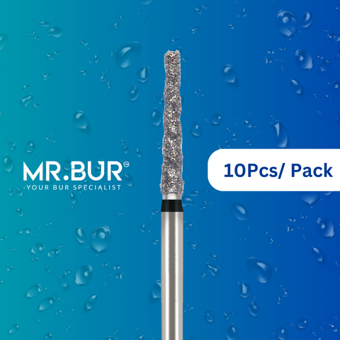 The #1 Best Taper Flat End Spiral Cool Cut Super Coarse FG Short Diamond Bur. Mr Bur offers the best online dental burs and is a better choice than Meisinger, Mani, Shofu, Eagle Dental, Trihawk, Suitable for Dental Cases.