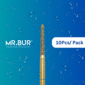 The #1 Best Gold Taper Flat End Diamond Bur Short FG. Mr. Bur offers the best online dental burs and is a Better Choice than Meisinger, Mani, Shofu, Eagle Dental, Trihawk, Suitable for Dental Cases.