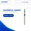 The #1 Transmetal Carbide Bur FG Crown Cutter by Mr. Bur, expertly designed for efficient crown cutting and separation, fully sterilizable for repeated use. A top choice over Meisinger, Mani, Shofu, Eagle Dental, and Trihawk, making it ideal for precise dental procedures.